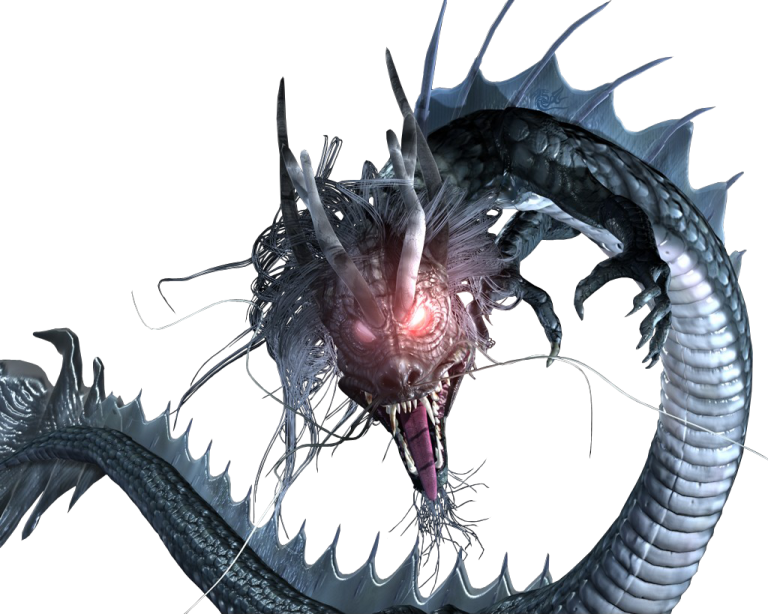 an image of a dragon with its mouth open