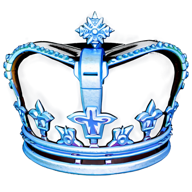 a drawing of a crown on a white background