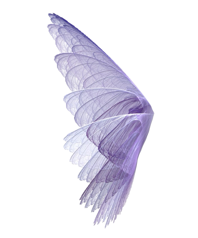 a purple bird flying through the air