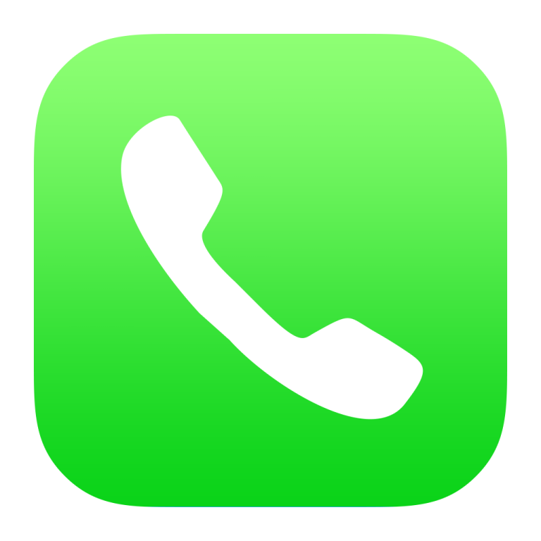a green phone icon