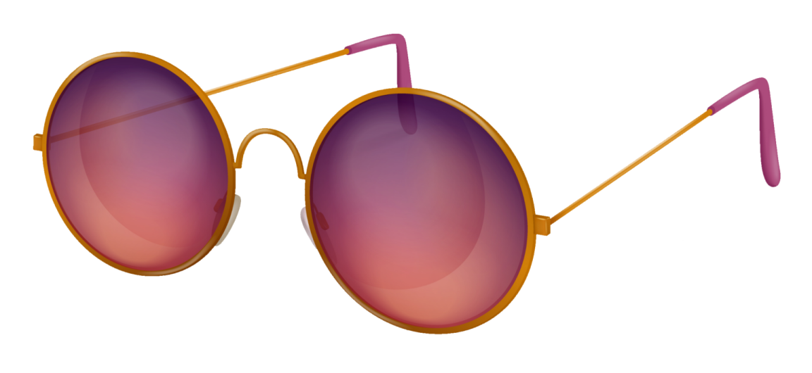 a pair of sunglasses on a white background