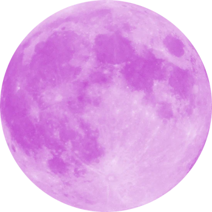 a purple full moon in the sky