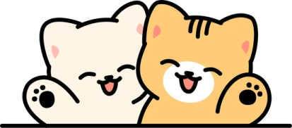 two cats sitting on top of each other cats