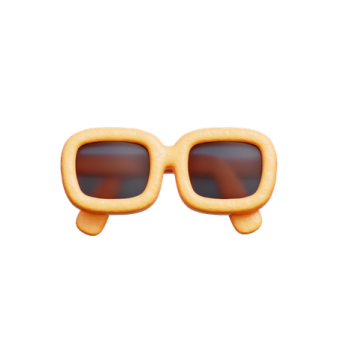 a pair of sunglasses on a white background