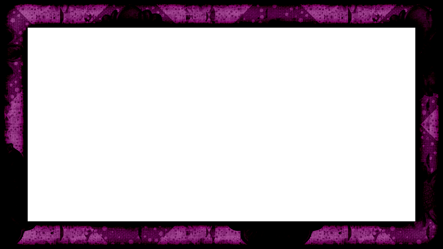a purple frame with a white background