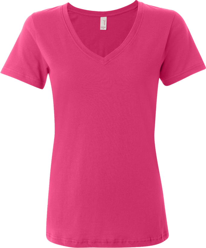 ladies's v - neck t - shirt