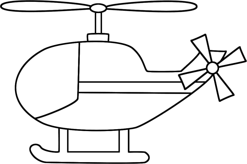 free printable helicopter coloring pages
