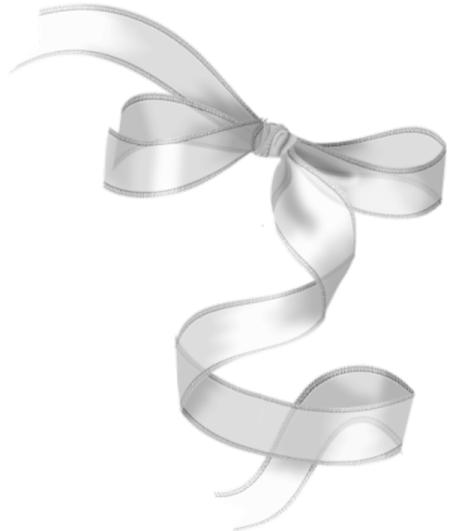 silver satin ribbon