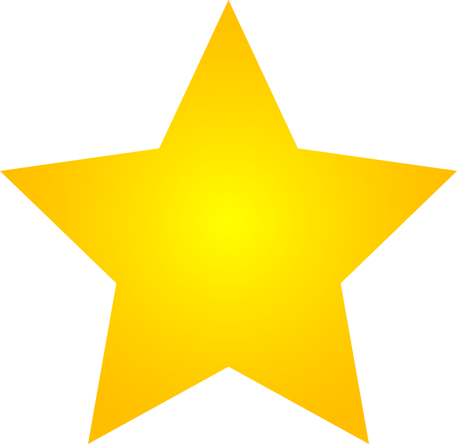 a yellow star