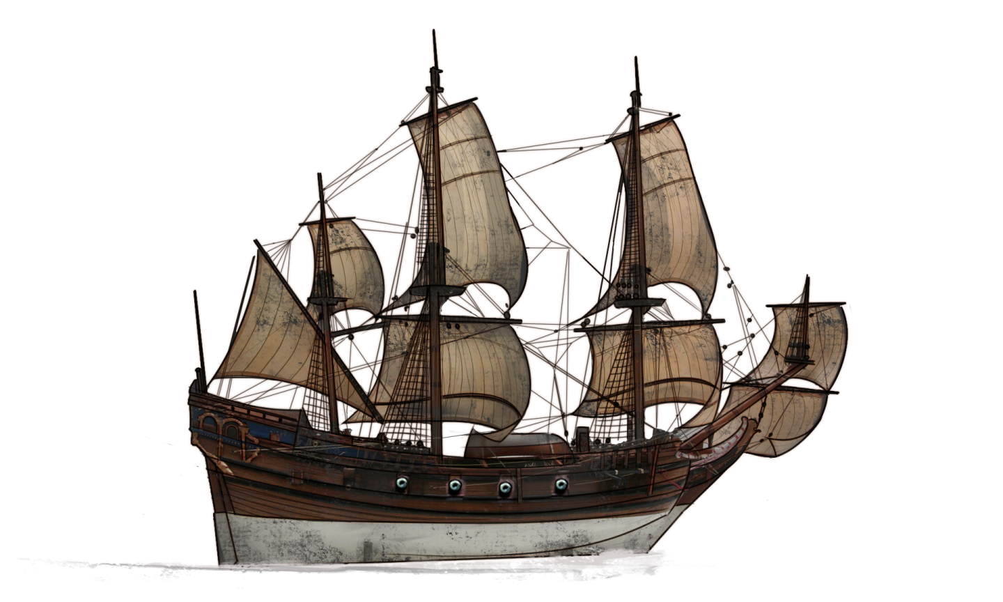 a drawing of a pirate ship