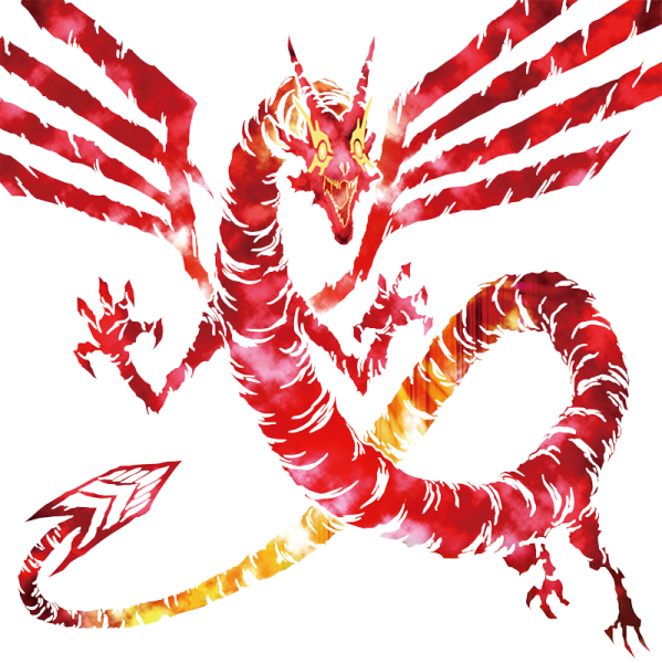 an image of a red and yellow bird