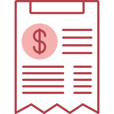 a paper with a dollar sign on it