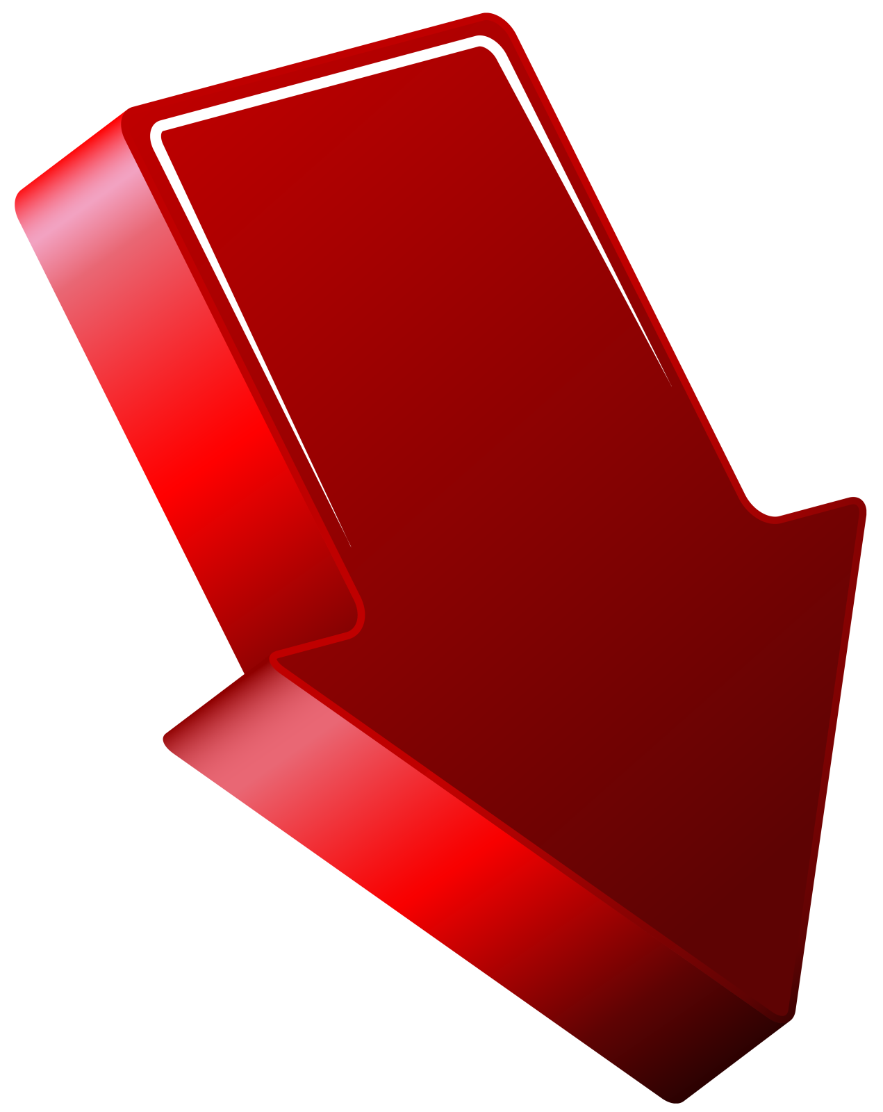 a red folder with a white background