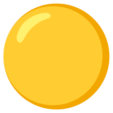 a yellow balloon