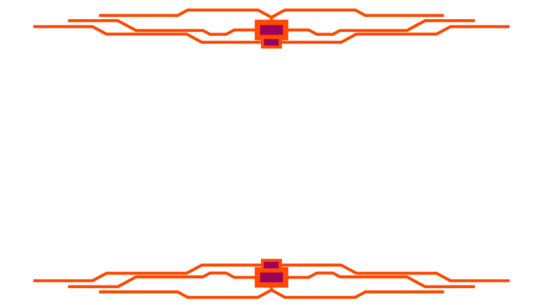 a white background with a red and yellow border