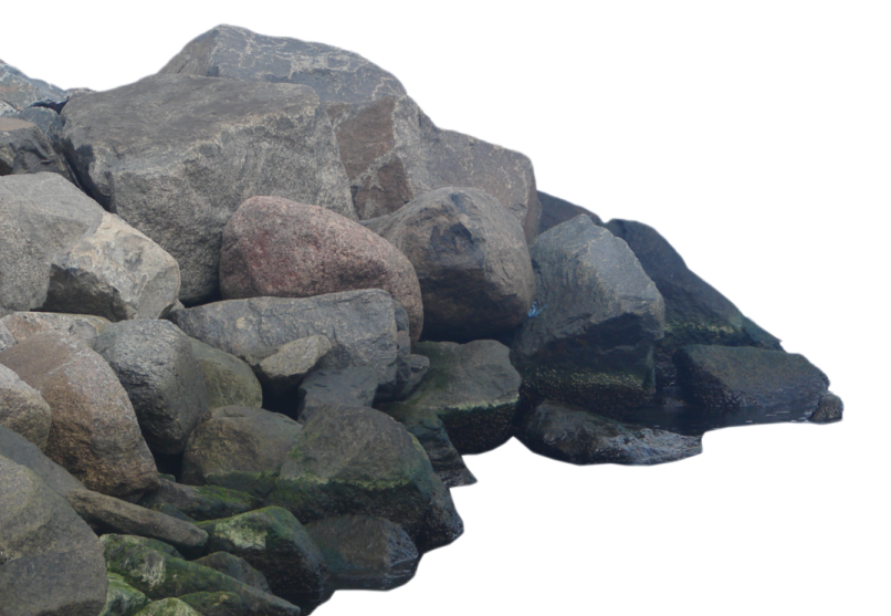 a pile of rocks