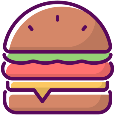 a hamburger clipart