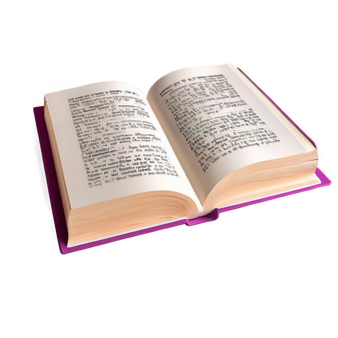 an open book with music notes on it