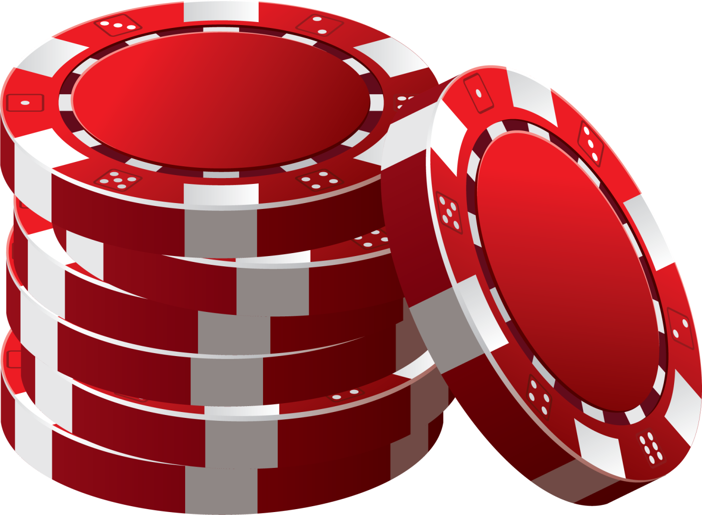 a stack of poker chips