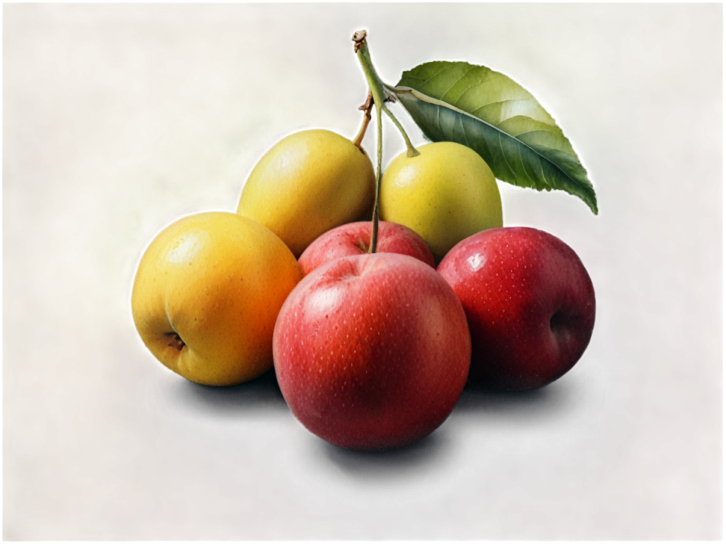 a bunch of apples sitting next to each other apples