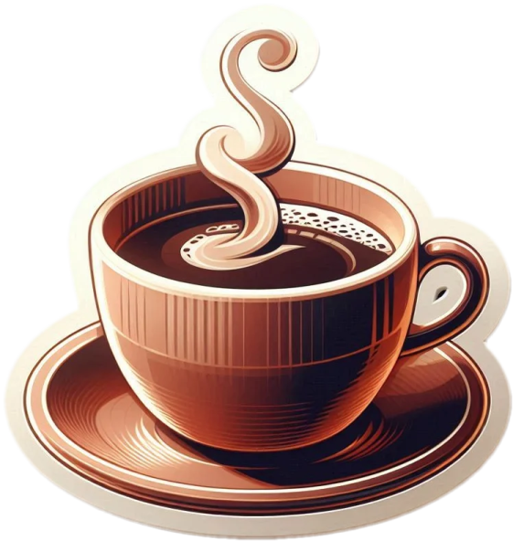 a cup of coffee on a saucer
