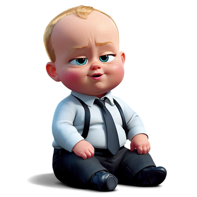 a baby sitting on the ground