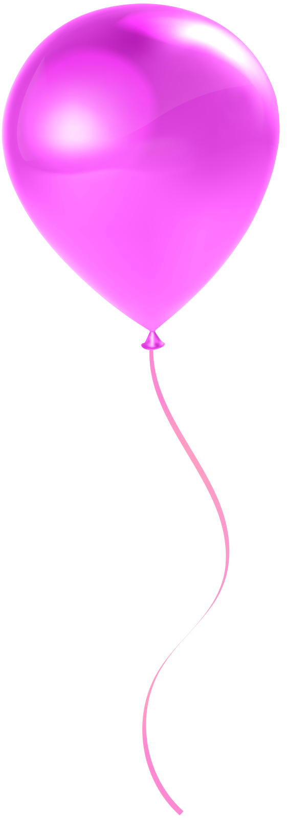a purple balloon flying in the air