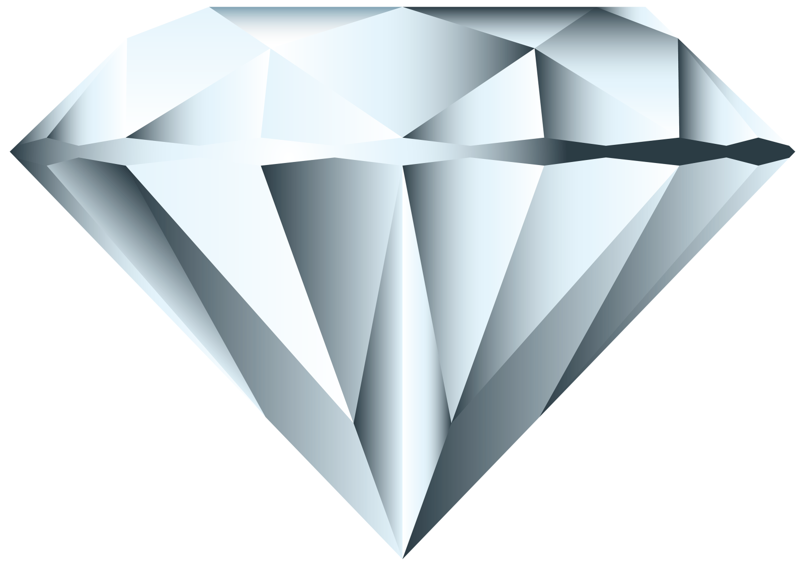 a diamond on a white background