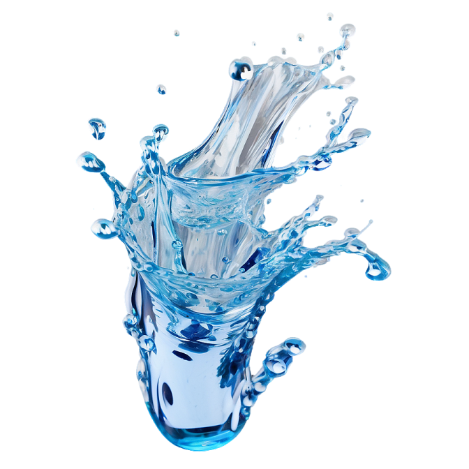 a glass filled with water