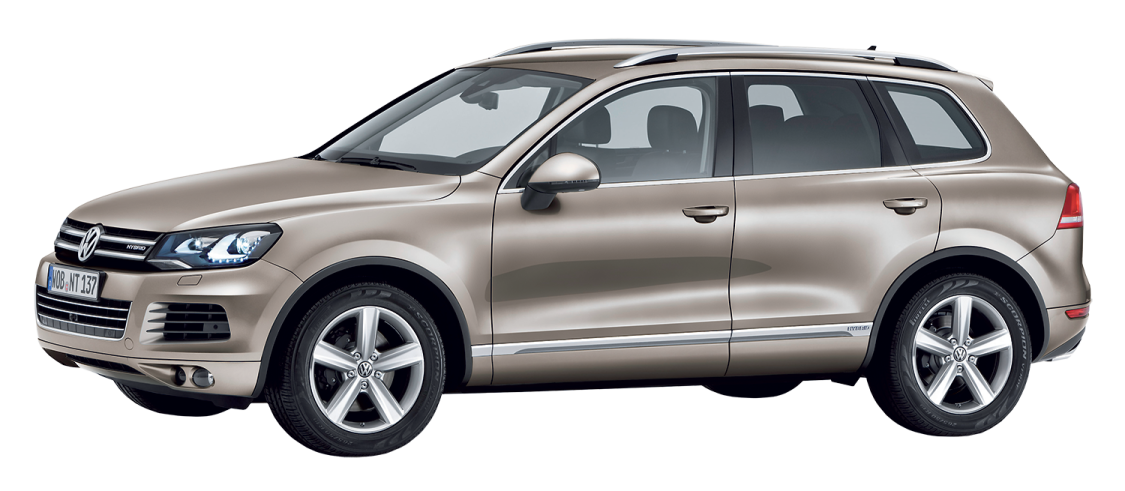 a silver volkswagen suv parked on a white background