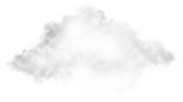 a cloud on a white background