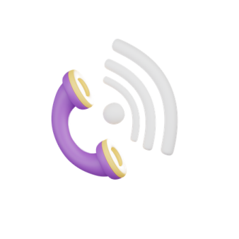 a pair of purple and white ear plugs