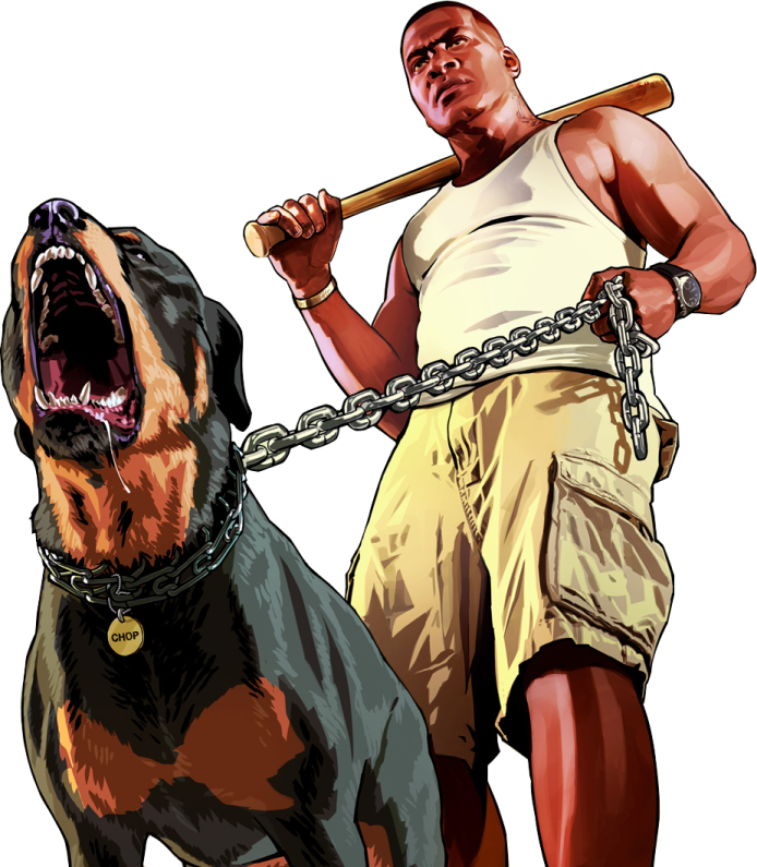 a man holding a baseball bat next to a dog