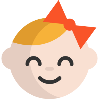 a boy with a bow on his head