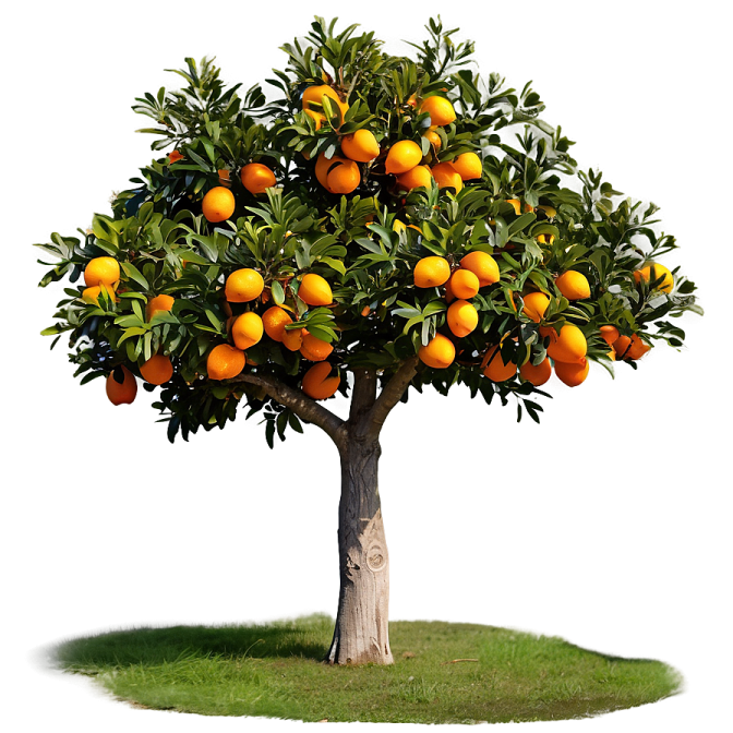 an orange tree