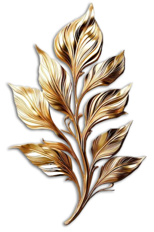 gold leaf wall art