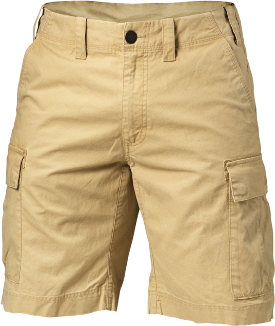 a close up view of a beige shorts