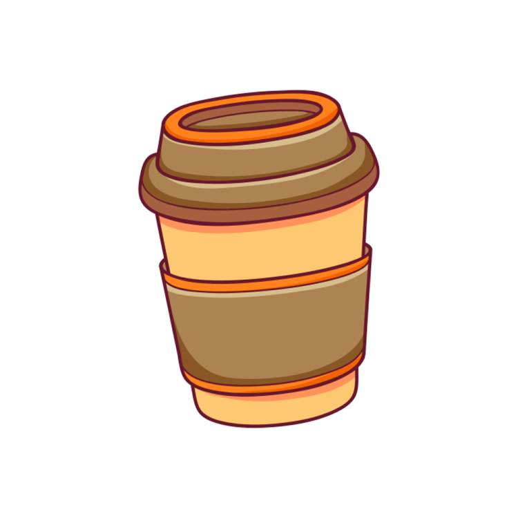 a coffee cup icon