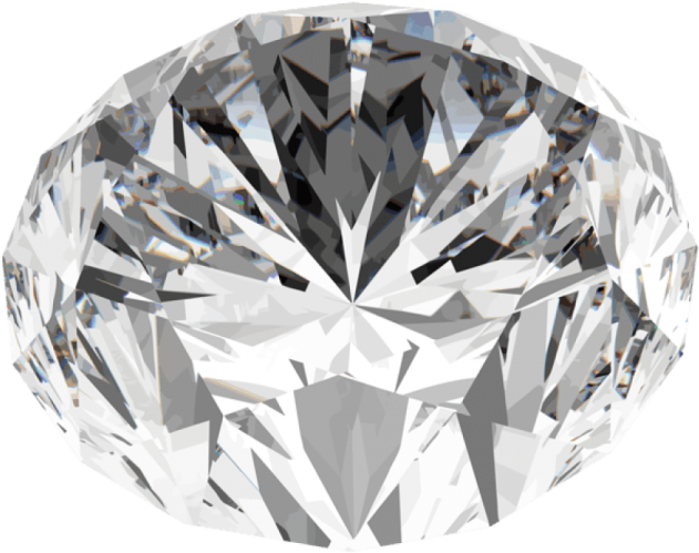 a diamond on a white background