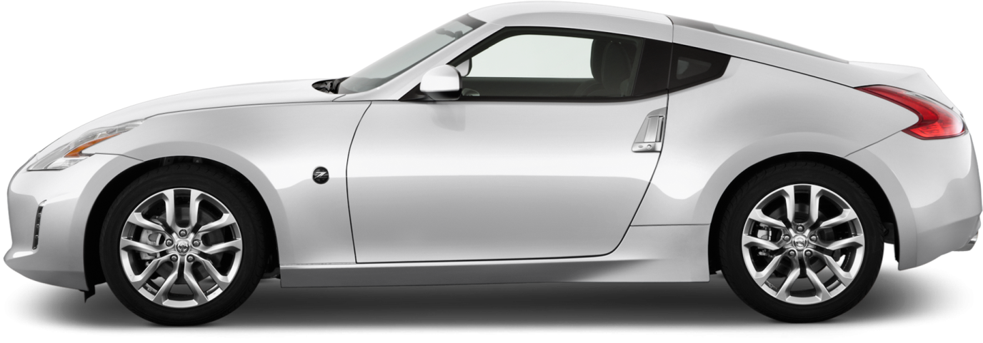 a white sports car is shown in this image