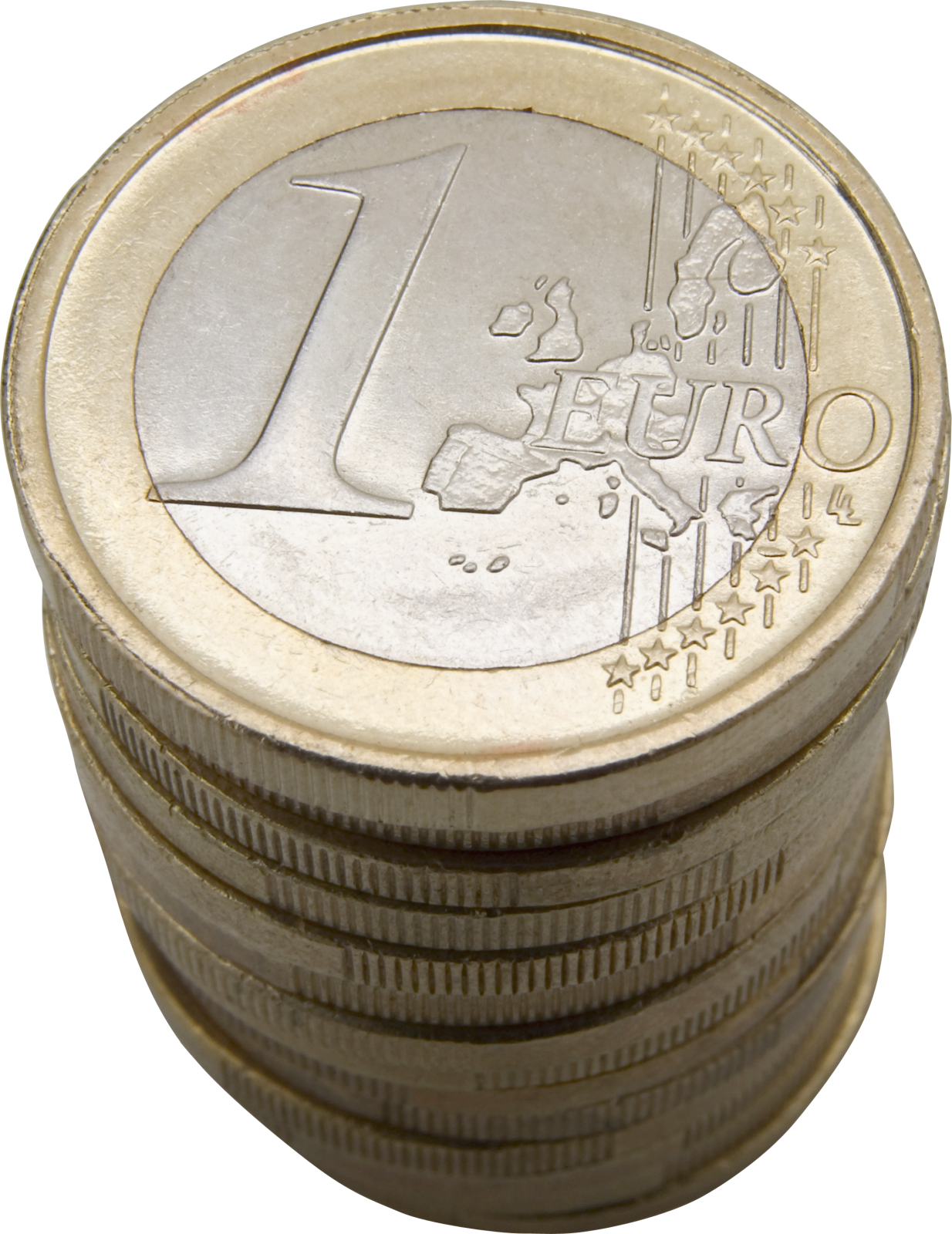 a stack of coins sitting on top of each other coins