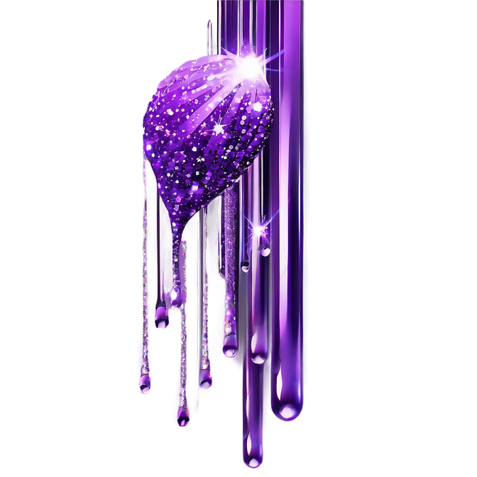 an image of a purple liquid dripping from a pipe
