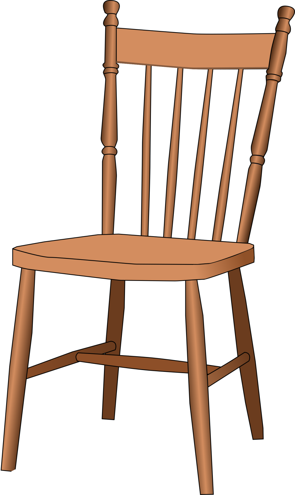 a wooden chair