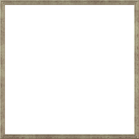 a brown frame with a white background
