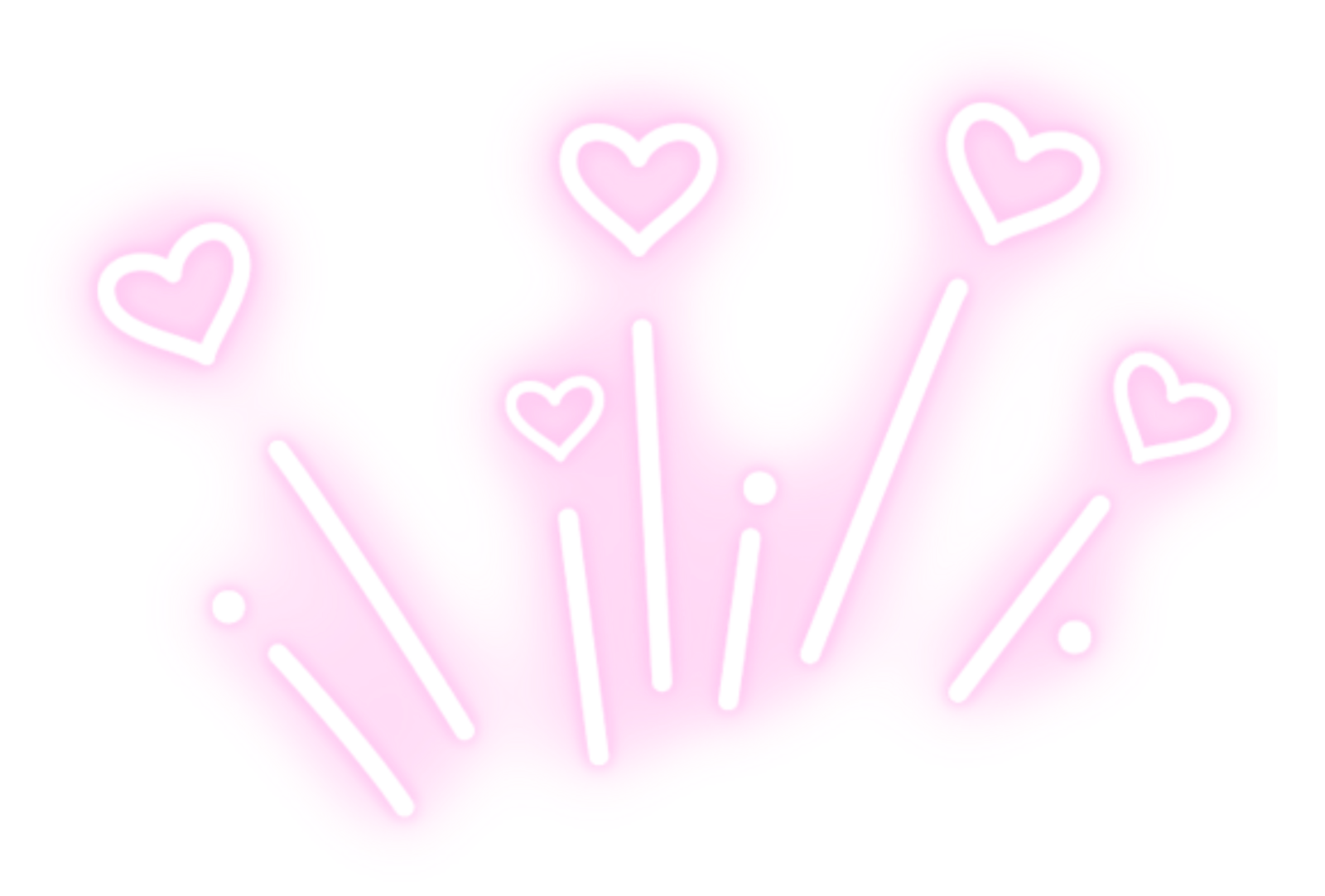 a white background with hearts and arrows