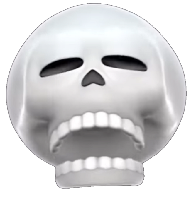 an image of a skull face