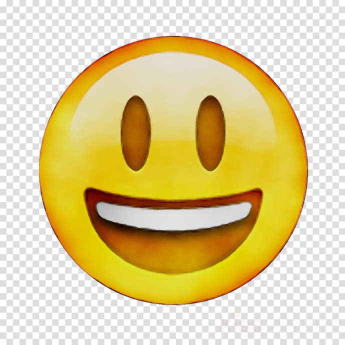 a yellow smiley face with an open mouth