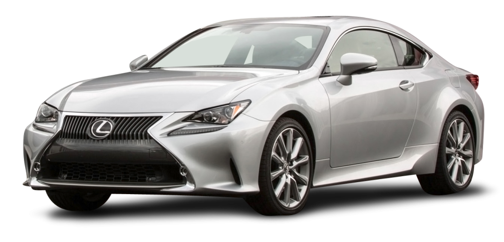 a silver car on a white background
