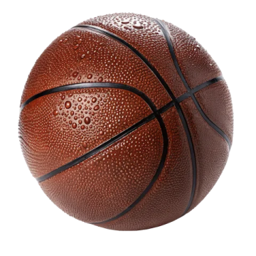 a basketball ball on a white background