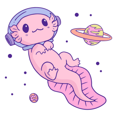 an image of a baby in space with planets